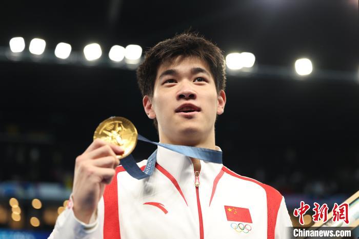 潘展乐巴黎奥运男子100米自由泳破世界纪录夺冠