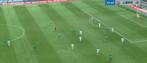 陈晋一任意球世界波助申花扳平国安，申花逆境