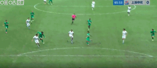 陈晋一任意球世界波助申花扳平国安，申花逆境